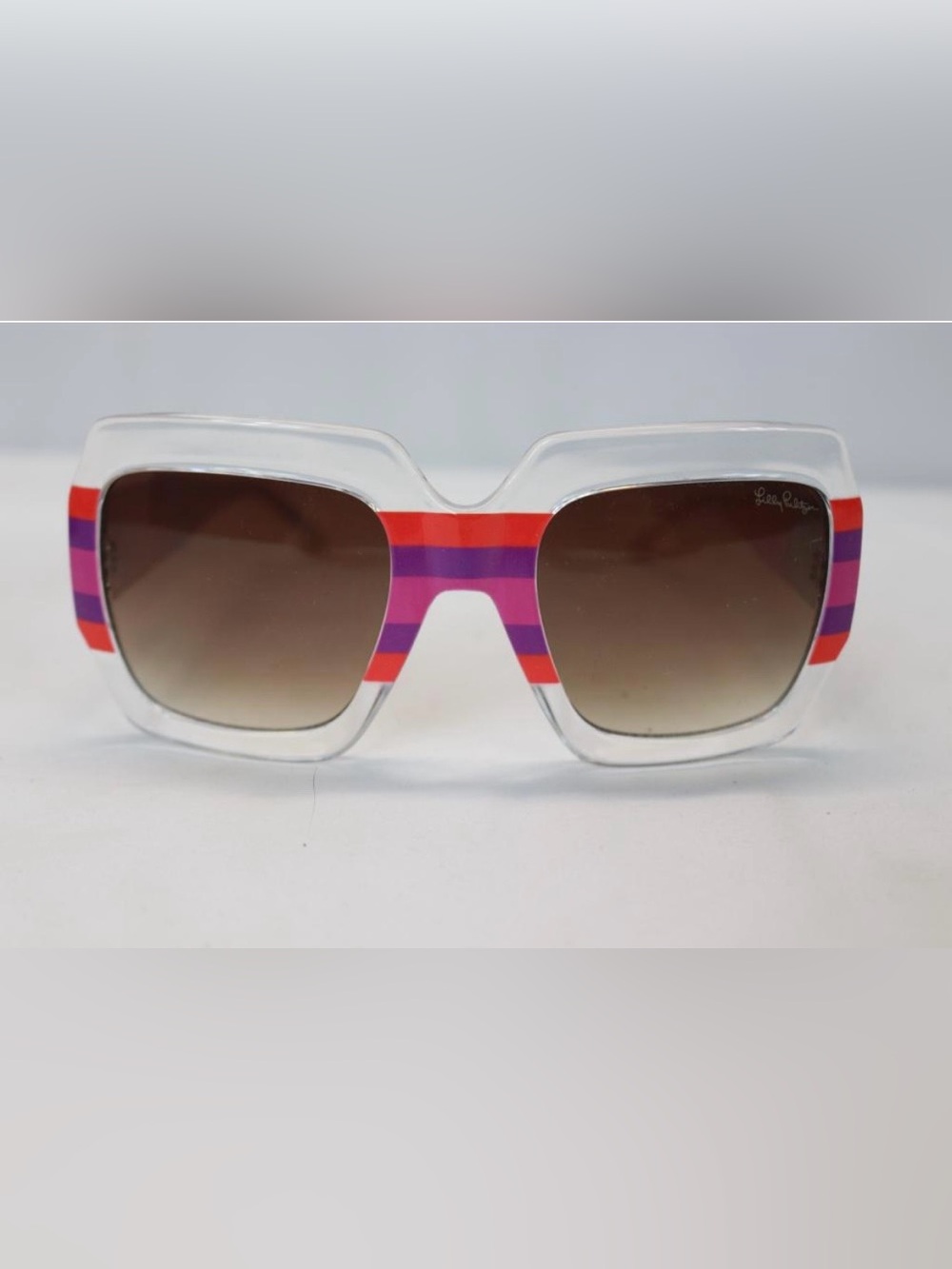 Lilly Pulitzer Oversized Square Splashdance Sunglasses Style # 010239
